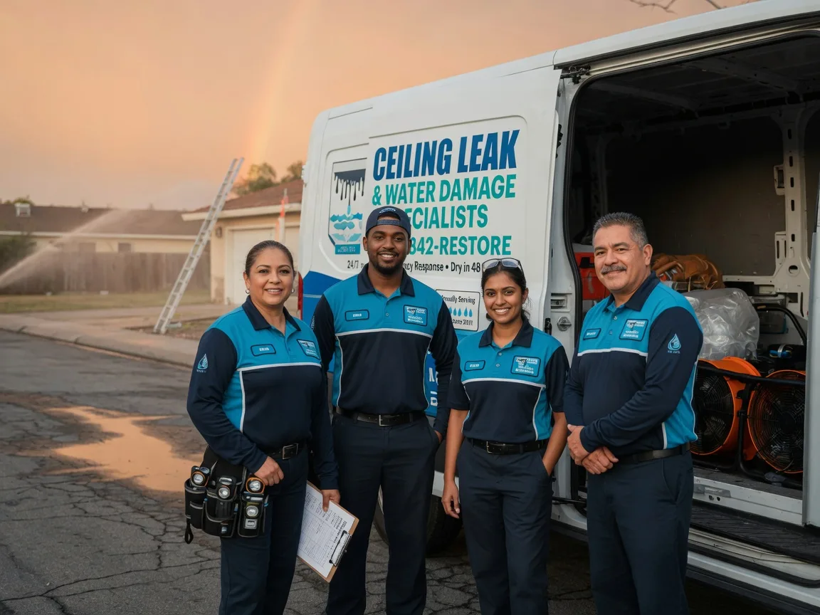 Ceiling Leak Cleanup company in Los Angeles, CA